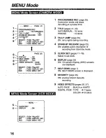 Предварительный просмотр 16 страницы Panasonic Palmcorder PalmSight PV-L580 User Manual