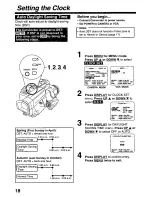 Предварительный просмотр 18 страницы Panasonic Palmcorder PalmSight PV-L580 User Manual