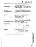 Предварительный просмотр 51 страницы Panasonic Palmcorder PalmSight PV-L580 User Manual