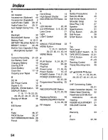 Предварительный просмотр 54 страницы Panasonic Palmcorder PalmSight PV-L580 User Manual