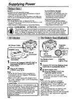 Preview for 10 page of Panasonic Palmcorder PalmSight PV-L581 User Manual