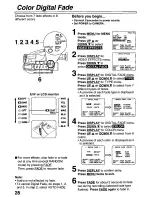 Preview for 28 page of Panasonic Palmcorder PalmSight PV-L581 User Manual