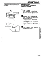 Preview for 29 page of Panasonic Palmcorder PalmSight PV-L581 User Manual