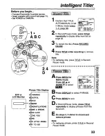 Preview for 33 page of Panasonic Palmcorder PalmSight PV-L581 User Manual