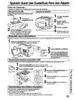 Preview for 43 page of Panasonic Palmcorder PalmSight PV-L581 User Manual