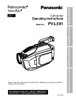 Panasonic Palmcorder PalmSight PV-L591 Operating Instructions Manual предпросмотр