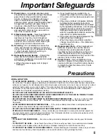 Предварительный просмотр 5 страницы Panasonic Palmcorder PalmSight PV-L591 Operating Instructions Manual