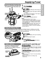 Предварительный просмотр 9 страницы Panasonic Palmcorder PalmSight PV-L591 Operating Instructions Manual