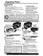 Предварительный просмотр 10 страницы Panasonic Palmcorder PalmSight PV-L591 Operating Instructions Manual