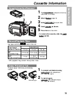 Предварительный просмотр 11 страницы Panasonic Palmcorder PalmSight PV-L591 Operating Instructions Manual