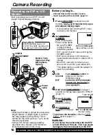 Предварительный просмотр 16 страницы Panasonic Palmcorder PalmSight PV-L591 Operating Instructions Manual