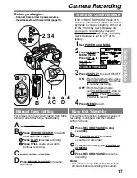 Предварительный просмотр 17 страницы Panasonic Palmcorder PalmSight PV-L591 Operating Instructions Manual