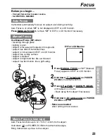 Предварительный просмотр 23 страницы Panasonic Palmcorder PalmSight PV-L591 Operating Instructions Manual