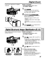 Предварительный просмотр 27 страницы Panasonic Palmcorder PalmSight PV-L591 Operating Instructions Manual