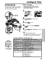 Предварительный просмотр 29 страницы Panasonic Palmcorder PalmSight PV-L591 Operating Instructions Manual