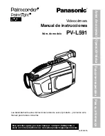 Предварительный просмотр 43 страницы Panasonic Palmcorder PalmSight PV-L591 Operating Instructions Manual