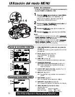 Предварительный просмотр 54 страницы Panasonic Palmcorder PalmSight PV-L591 Operating Instructions Manual