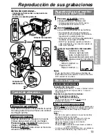 Предварительный просмотр 61 страницы Panasonic Palmcorder PalmSight PV-L591 Operating Instructions Manual