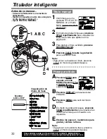 Предварительный просмотр 72 страницы Panasonic Palmcorder PalmSight PV-L591 Operating Instructions Manual