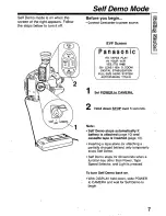 Предварительный просмотр 7 страницы Panasonic Palmcorder Palmsight PV-L659 Operating Manual