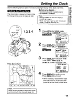 Предварительный просмотр 17 страницы Panasonic Palmcorder Palmsight PV-L659 Operating Manual