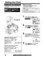 Предварительный просмотр 18 страницы Panasonic Palmcorder Palmsight PV-L659 Operating Manual