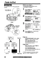 Предварительный просмотр 36 страницы Panasonic Palmcorder Palmsight PV-L659 Operating Manual