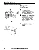 Предварительный просмотр 38 страницы Panasonic Palmcorder Palmsight PV-L659 Operating Manual