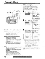 Предварительный просмотр 40 страницы Panasonic Palmcorder Palmsight PV-L659 Operating Manual