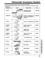 Предварительный просмотр 51 страницы Panasonic Palmcorder Palmsight PV-L659 Operating Manual