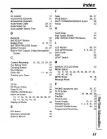 Предварительный просмотр 57 страницы Panasonic Palmcorder Palmsight PV-L659 Operating Manual