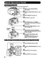 Предварительный просмотр 8 страницы Panasonic Palmcorder Palmsight PV-L758 Operating Manual