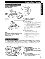 Предварительный просмотр 9 страницы Panasonic Palmcorder Palmsight PV-L758 Operating Manual