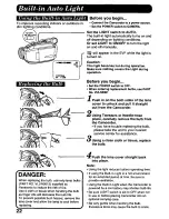 Предварительный просмотр 22 страницы Panasonic Palmcorder Palmsight PV-L758 Operating Manual