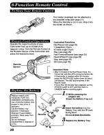 Предварительный просмотр 28 страницы Panasonic Palmcorder Palmsight PV-L758 Operating Manual