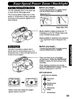 Предварительный просмотр 33 страницы Panasonic Palmcorder Palmsight PV-L758 Operating Manual