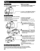 Предварительный просмотр 34 страницы Panasonic Palmcorder Palmsight PV-L758 Operating Manual