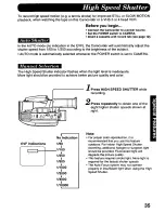 Предварительный просмотр 35 страницы Panasonic Palmcorder Palmsight PV-L758 Operating Manual