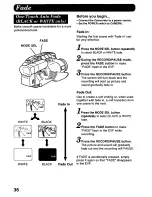 Предварительный просмотр 36 страницы Panasonic Palmcorder Palmsight PV-L758 Operating Manual