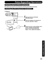 Предварительный просмотр 51 страницы Panasonic Palmcorder Palmsight PV-L758 Operating Manual