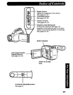 Предварительный просмотр 57 страницы Panasonic Palmcorder Palmsight PV-L758 Operating Manual