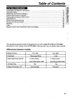 Предварительный просмотр 7 страницы Panasonic Palmcorder Palmsight PV-L759 Operating Manual