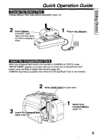 Предварительный просмотр 9 страницы Panasonic Palmcorder Palmsight PV-L759 Operating Manual