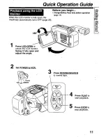 Предварительный просмотр 11 страницы Panasonic Palmcorder Palmsight PV-L759 Operating Manual