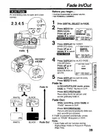 Предварительный просмотр 39 страницы Panasonic Palmcorder Palmsight PV-L759 Operating Manual