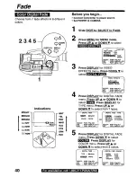 Предварительный просмотр 40 страницы Panasonic Palmcorder Palmsight PV-L759 Operating Manual