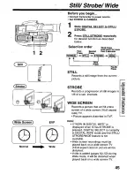 Предварительный просмотр 45 страницы Panasonic Palmcorder Palmsight PV-L759 Operating Manual