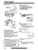 Предварительный просмотр 48 страницы Panasonic Palmcorder Palmsight PV-L759 Operating Manual