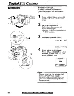 Предварительный просмотр 54 страницы Panasonic Palmcorder Palmsight PV-L759 Operating Manual