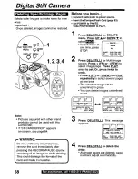 Предварительный просмотр 58 страницы Panasonic Palmcorder Palmsight PV-L759 Operating Manual